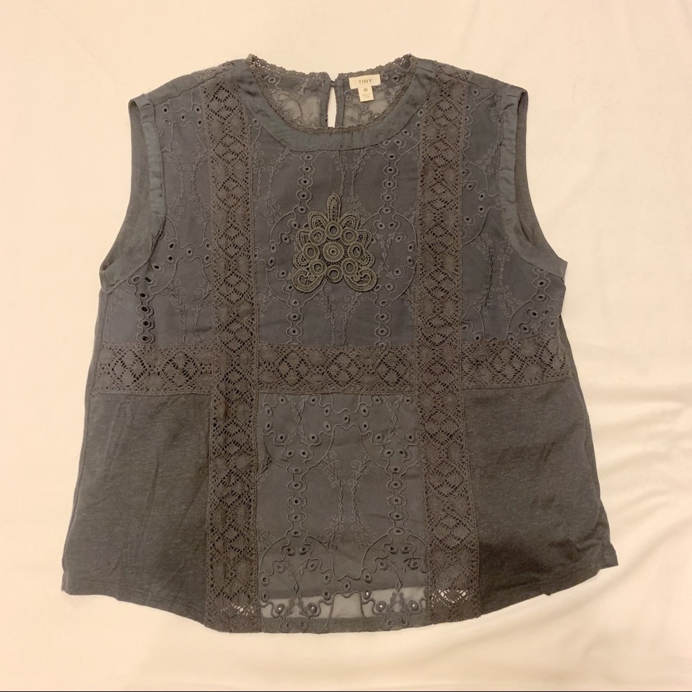 Anthropologie TINY Embroidered Top